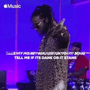 Take my money and listen to my song - 2Chainz