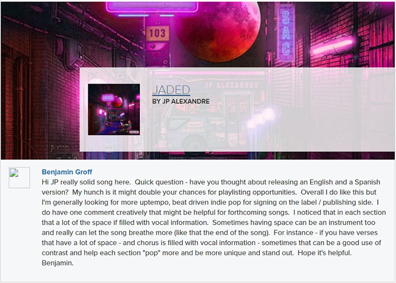 feedback example