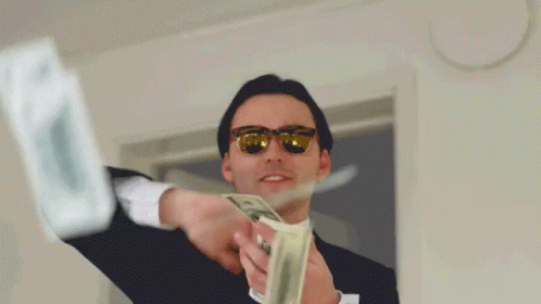 guy with money