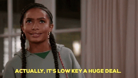 Actually, it's low key a huge deal.