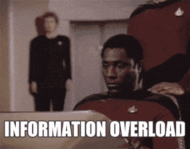Information overload. Star Trek