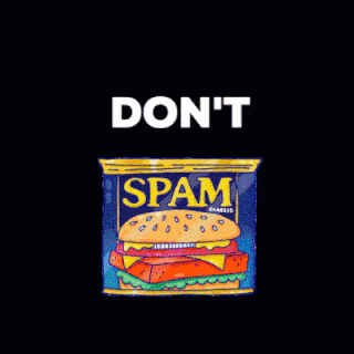 don't spam