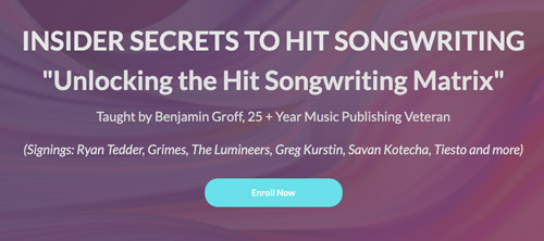 Insider Secrets to Hit Songwriting Course