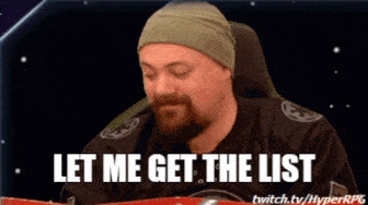 Let me get the list