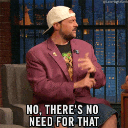 No there's no need for that (Late Night With Seth Meyers)