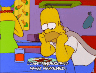 The Simpsons - I can't understand what happened