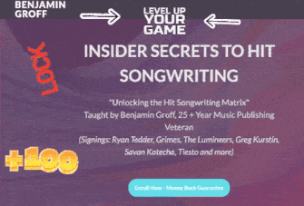 Secrets To Hit Songwriting course - level up your game