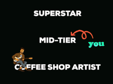 Superstar - mid-tier (you) - coffee shop artist