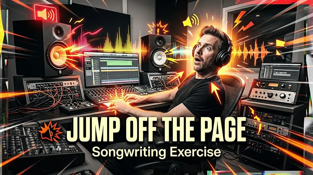 jump off the page songwriting exercise